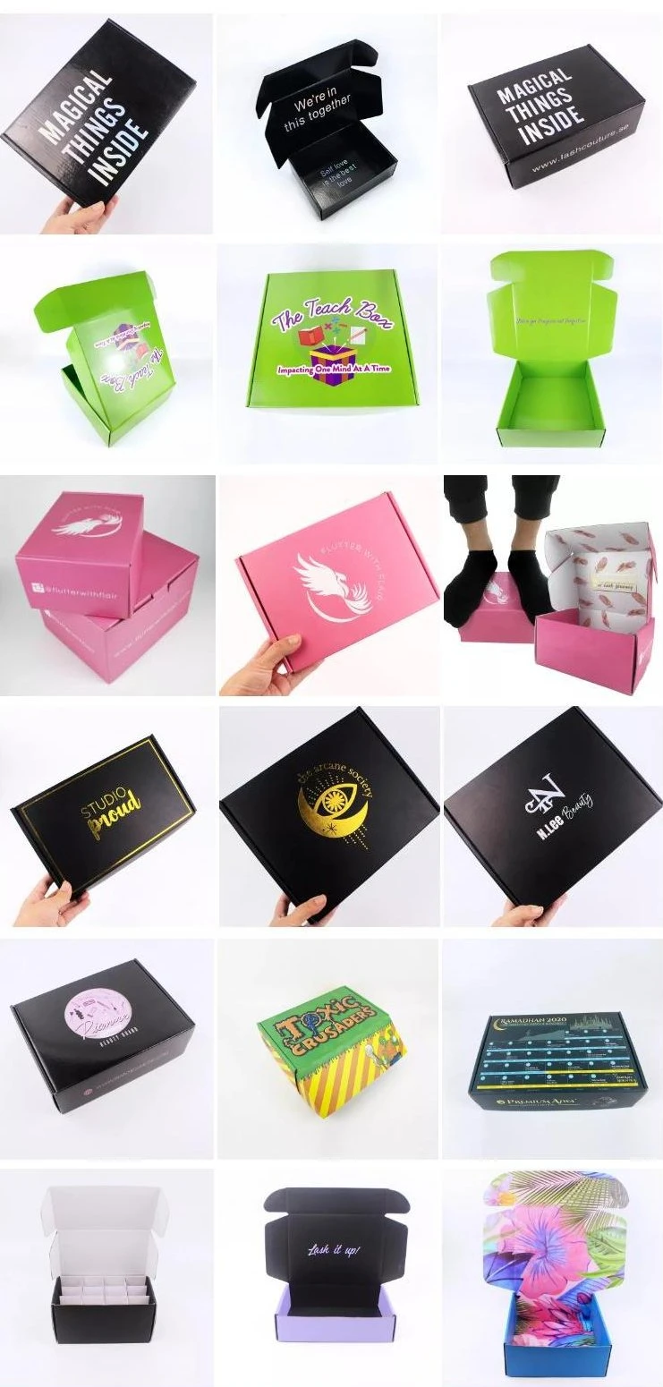 Matt Mailer Box Package Corrugated Shipping Boxes Custom Logo Paper Packaging Boxes