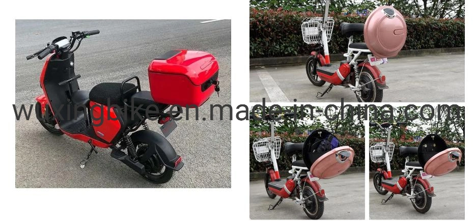 Portable Motorcycle Delivery Box Hot Sale Electric Scooter Rear Box Hot Sale Motorcycle Tail Box Large Capacity Cargo Delivery Box Rear Tail Luggage Trunk Box