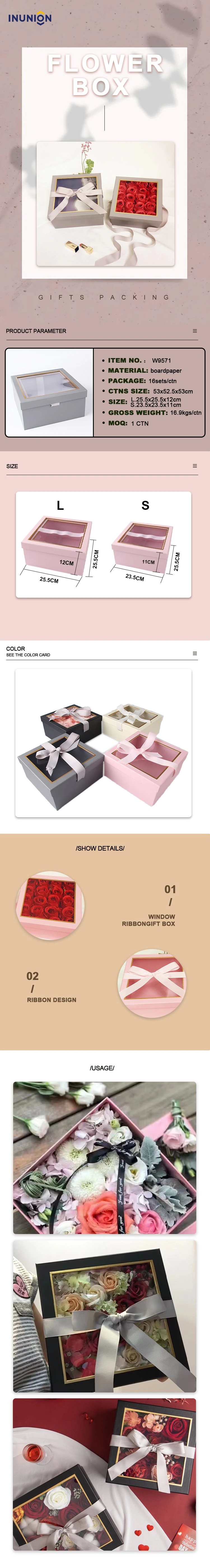 Luxury Custom Logo Hot Stamping Black Packaging Box Drawer Box Gift Boxes