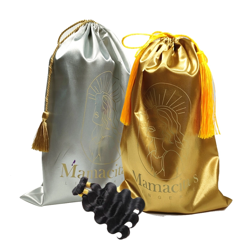 Wholesale Cotton Non-Woven Custom Logo Large for Hair Cover Handbags Shoes Velvet Packaging Pouch Silk Satin Drawstring Dust Bag