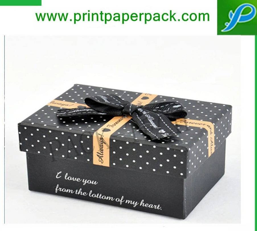 Customized Base and Lid Cardboard Jewelry Packaging Gift Box