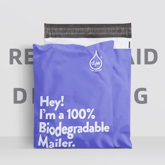 Custom Logo Color Biodegradable Plastic Poly Mail Express Shipping Bag Clothing Envelope Mail Mailing Bag
