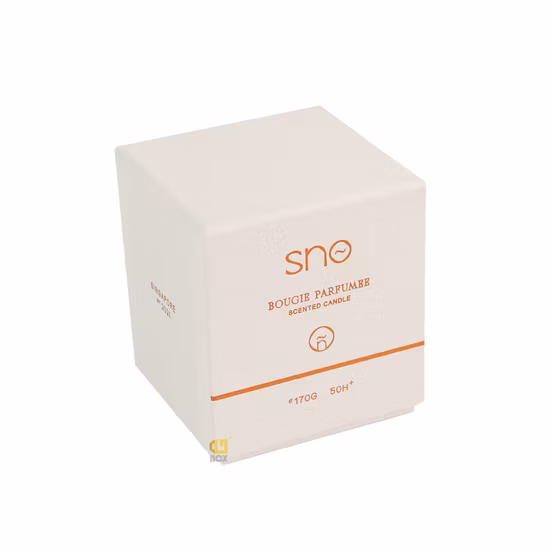 Factory Direct Fragrance Candle White Gift Box Printed Logo.